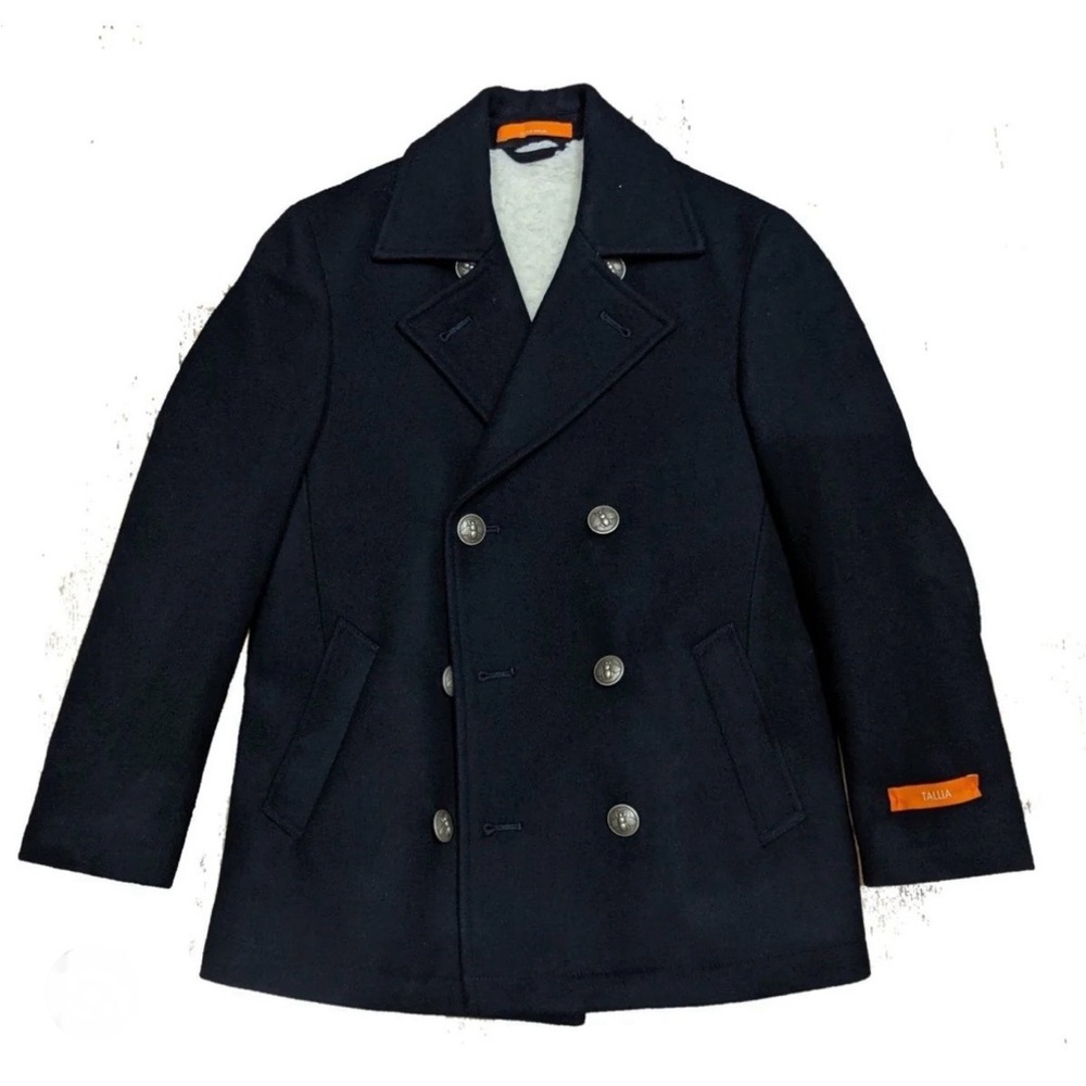 Tallia Navy Pea Coat Boys size 16-18